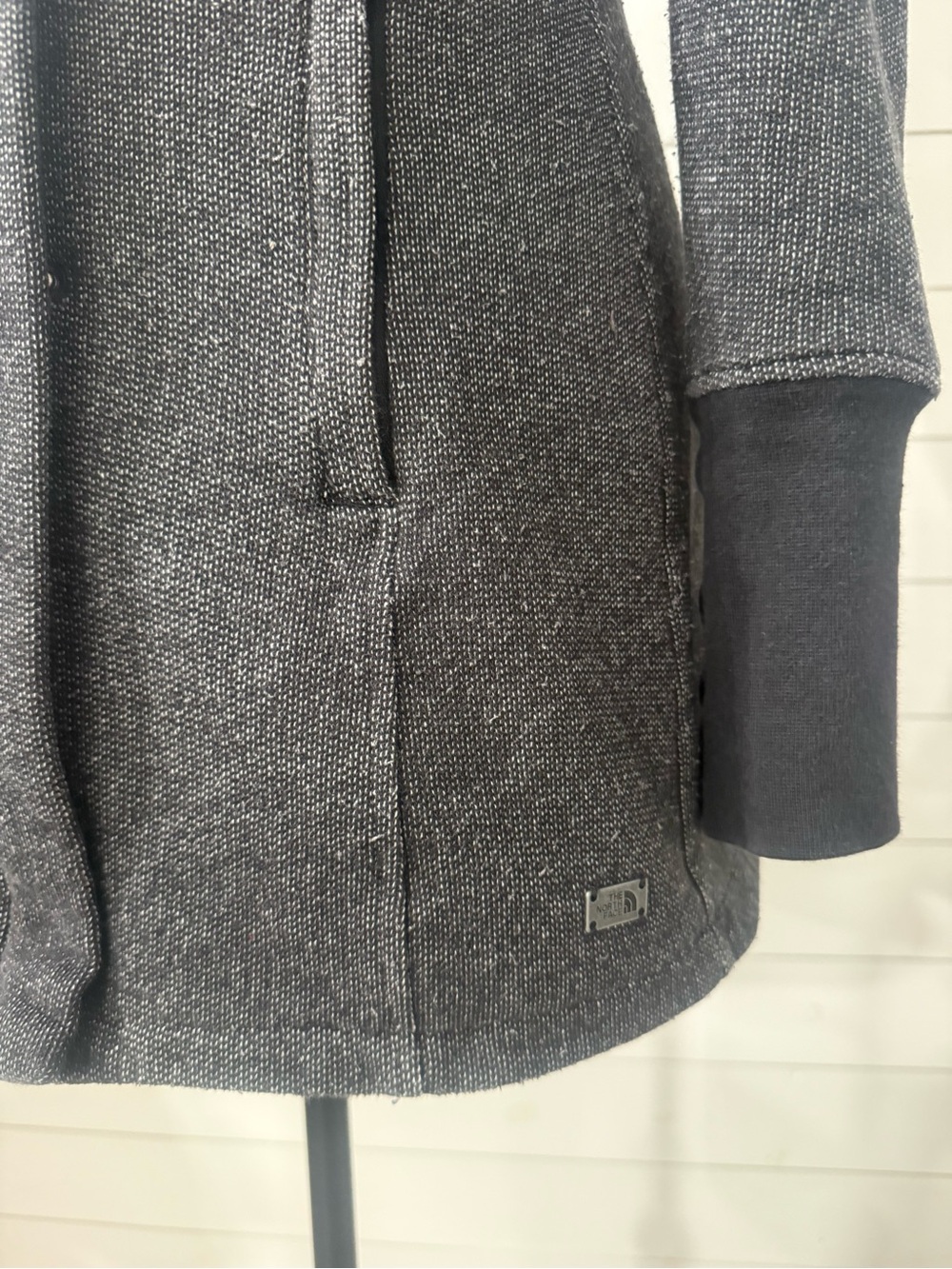 The North Face Dionne Long Black Fleece Lined Hooded Jacket / Coat Women’s Small - Picture 2 of 11
